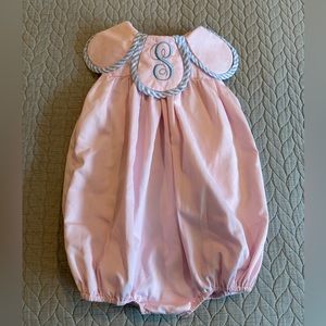 “S” Monogram Bella Bean Daphne Bubble: Size 4T